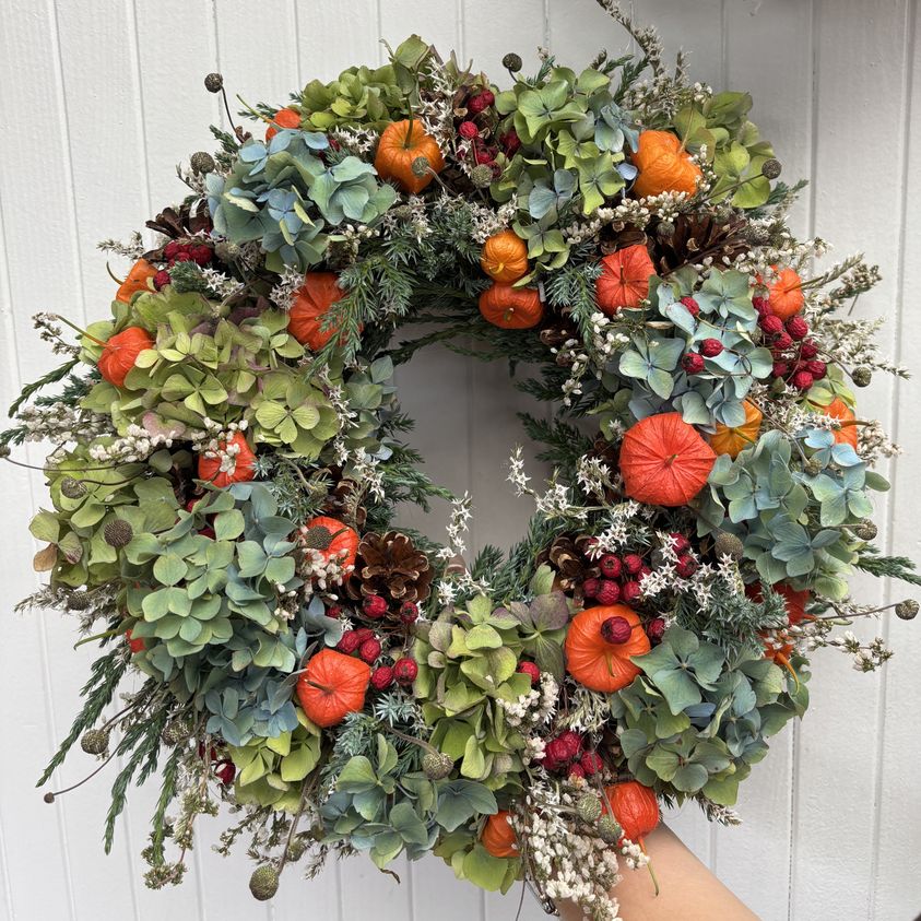 Každé dveře si zaslouží podzimní věnec🤎